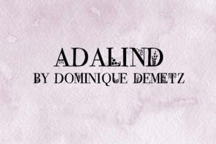 Adalind: A Witch-Style Decorative Font for Eerie Editorial Design