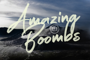 Amazing Boombs: A Versatile Brush Pen Script Font for Creative Campaigns