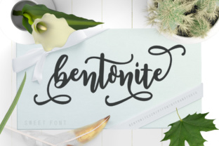 Bentonite Script: A Modern Calligraphy Font for Makers