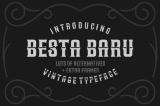 Besta Baru: Elevate Your Brand with a Bold, Retro Font