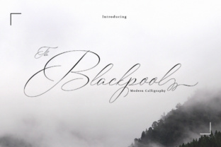 Blackpool: A Modern Script Font for Elegant Publishing