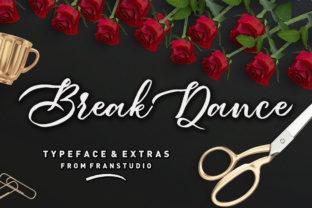 Break Dance: A Modern Calligraphy Font for Elegant Branding