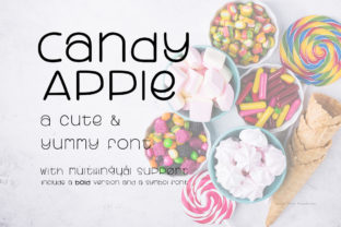 Bring Charm to Your Creations with Candy Apple Font