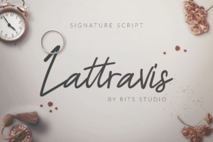 Bring Elegance to Your Handmade Creations with Lattravis Script