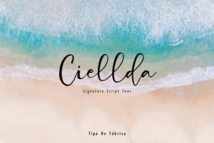 Ciellda: A Signature Script Font for Elegant Editorial Design