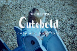 Cutebold: A Modern Handwritten Font for Crafters and Creators