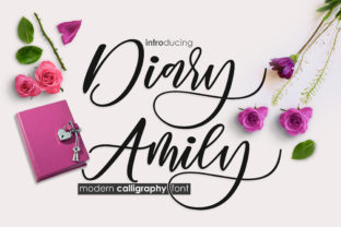 Diary Amily: An Elegant Script Font for Branding and Invitations