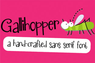 Discover the Charm of Gallihopper: A Casual Handwritten Font