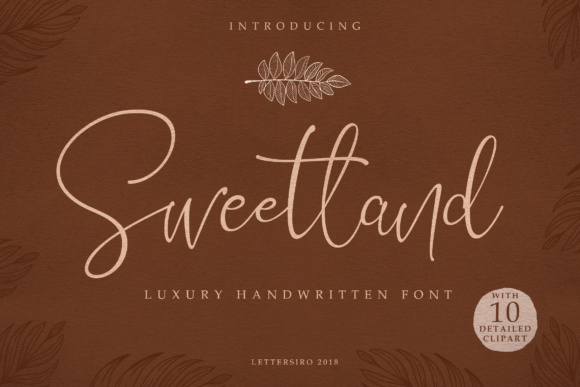 Discover the Charm of Sweetland Script for Handmade Creations