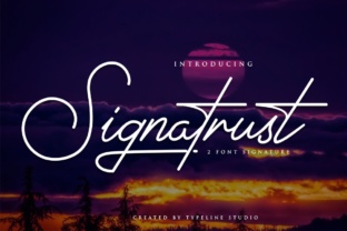 Discover the Elegance of Signatrust Font