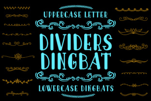 Dividers Dingbat: A Playful Font for Editorial Design
