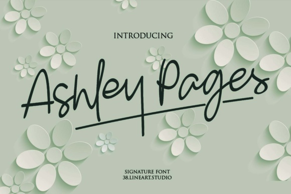 Elegant and Versatile: Ashley Pages Font
