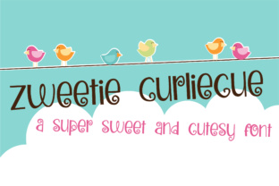 Enhance Your Brand with Zweetie Curliecue Font