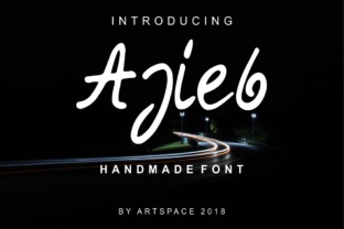 Exploring Ajieb: A Natural Script Font for Elegant Branding