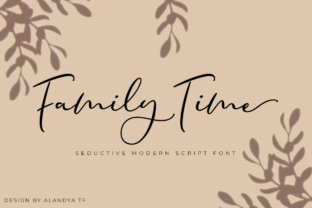 Family Time: A Seductive Script Handwritten Font for Web Design