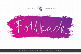 Follback: A Script Handwritten Font for Elegant Design