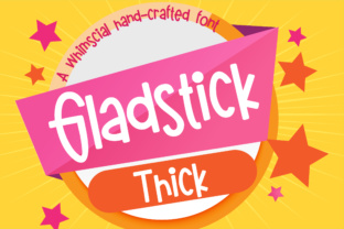 Gladstick Thick: A Bold and Whimsical Font for Web Design