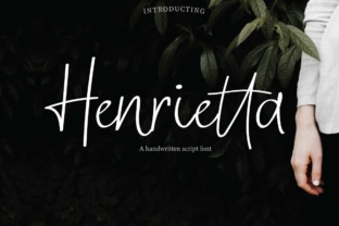 Henrietta: A Chic and Luxury Handwritten Font for Makers