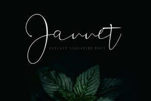 Jannet: A Signature Font for Elegant Branding