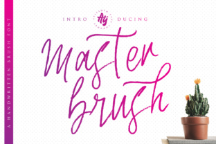 Master Brush: A Versatile Script Handwritten Font for Creative Campaigns
