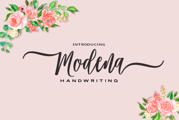 Modena: A Unique and Striking Handwriting Font for Editorial Design