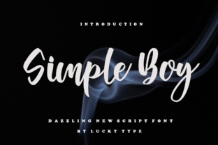 Simple Boy: A Modern Script Font for Elegant Branding