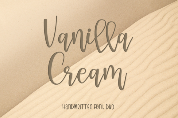 Vanilla Cream: A Modern Handwritten Font for Branding